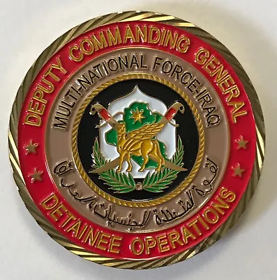 OIF Multi-National Force Iraq Detainee Operations Deputy Commanding General Coin • $99.99