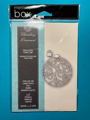 Memory Box Die 98942 Chambray Ornament • $9.99