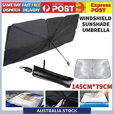Car Sun Shade Umbrella Cover Visor Foldable Windshield Sunshade Front Window • $14.05
