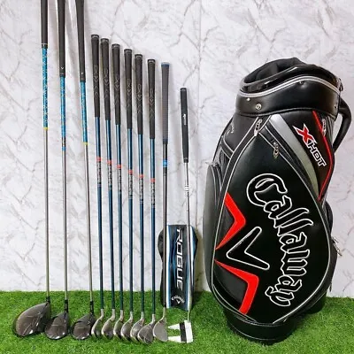Callaway X HOT Package 11 Club Set With Golf Bag Men's 2021 Model Flex S • $1425.35