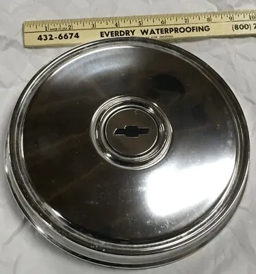 Vintage Chevrolet Chevy ~ Bow Tie Dog Dish Hubcap ~ 9 ½” • $25