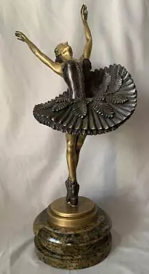 Maitland-Smith Bronze Ballet Dancer Sculpture 17 3/4 H Large Nice • $799.99