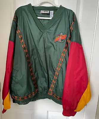 VTG Seattle SuperSonics Unique Sports Nylon Jacket Pullover Size 4XL NBA Mens • $180