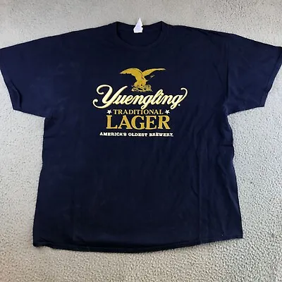 Yuengling Lager Shirt Men's 2XL Blue Short Sleeve Crew Neck Support Local Police • $15.10