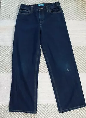 Girls Old Navy Blue Jeans Loose Ample Size 14 Straight Leg Loose Fit Medium... • $3.74