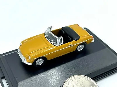 MG MGB  Bronze Yellow With Black Interior Diecast Car 1:76 OO Scale Oxford • $17.95