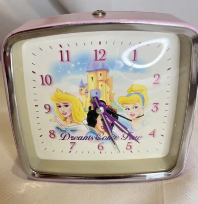 Disney Princess Vintage Pink Clock  • $10