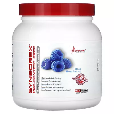 Synedrex Pre-Contest Prep Blue Raspberry 14.8 Oz (420 G) • $59.99