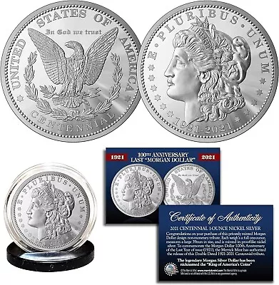 100th Anniversary Of The Final Morgan Silver Dollar Coin With Certificate • $22.99