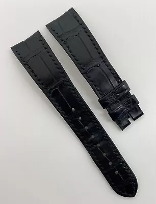 $195 • Buy Authentic Vacheron Constantin 19mm X 16mm Black Alligator Watch Strap 080991 OEM