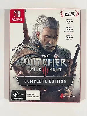 THE WITCHER 3: Wild Hunt Complete Boxed AUS PAL Edition NINTENDO SWITCH GAME • $110