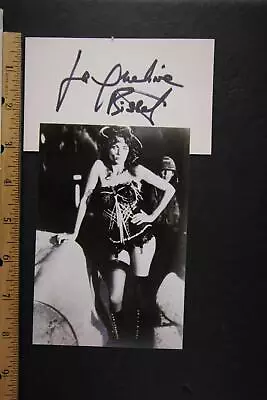 £3.40 • Buy Jacqueline Bisset (bullitt~airport~deep) Autograph Index Card + Unsigned Photo~