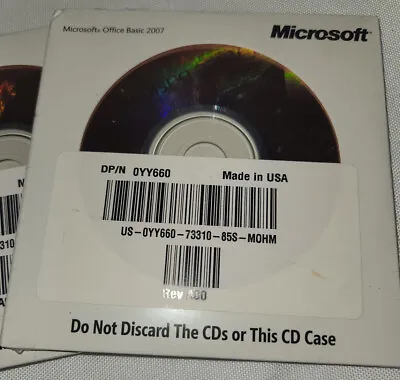 Microsoft Office 2007 Basic Edition BE Full English Version MS=BRAND NEW SEALED= • $39