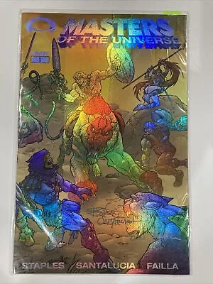 Masters Of The Universe #1 (2002 Image) NM- Holofoil Variant Signed X3 • $39.99