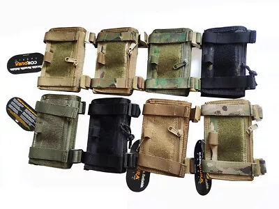 Paintball Tactical Arm Pocket Map Case Documets Holder Pouch Zipper Bag • $15.19