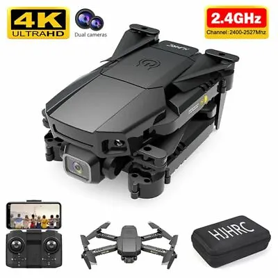 Mini Drone 4k 1080P Hd Camera Altitude Hold Foldable RC Quadcopter Wifi  • $52.11