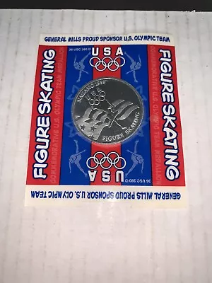 Commemorative US Olympic Team Medallion General Mills Figure Skating Nagano 1998 • $5
