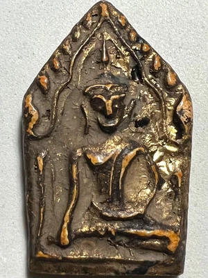 $8.80 • Buy Phra Khunpan Baankrang Charm Lp Rare Old Thai Buddha Amulet Pendant Magic Idol23