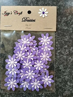 30 PAPER DAISY FLOWER CARD MAKING #134 CRAFf Birthday Decoration Confetti • £1.99