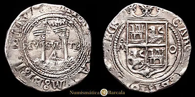 Juana Y Carlos. 4 Reales. (1378 G.). México. (1504-1555). Ensayador O. AC-13... • $802.50