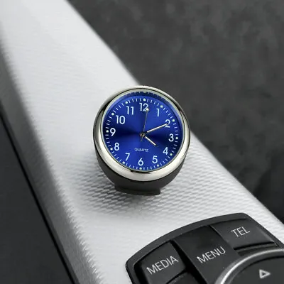 Universal Luminous Pocket Mini Quartz Watch Stick On Clock Trim Car Accessories • $13.75