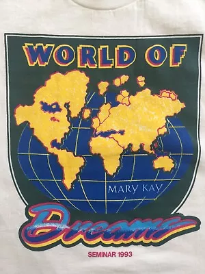 Vintage 1993 The World Of MARY KAY Dreams.  Seminar Made In USA Adult T-shirt XL • $39.99