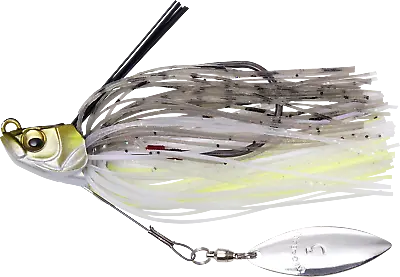 Megabass Uoze Swimmer Swim Jig Underspin Skirted Bass Swim Jig W/ Willow Blade • $17.08