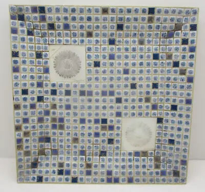 Vintage MCM Georges Briard Mosaic Glass Tile Tray - Needs TLC • $16.99
