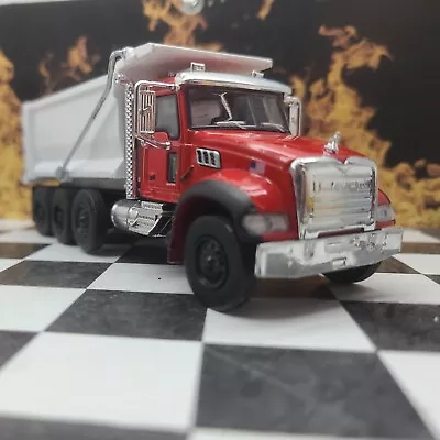 CUSTOM Mack Granite Dump Truck 1/64 2019 Dcp Greenlight Rock Gravel Dirt Hauler • $45