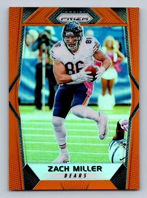 2017 Panini Prizm 143 Zach Miller Chicago Bears     SN275  Prizm Orange • $2.49