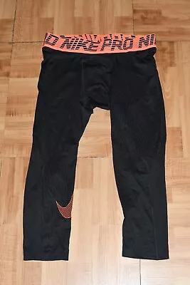 Nike Pro Hypercool 3/4 Swoosh Mens Tights -  Mens Size Large • $44.99