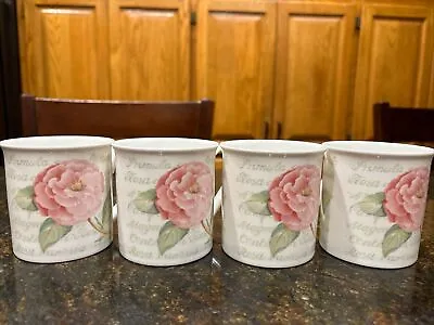 Set Of 4 Villeroy & Boch Florea Mugs Coffee Cups • $39.99