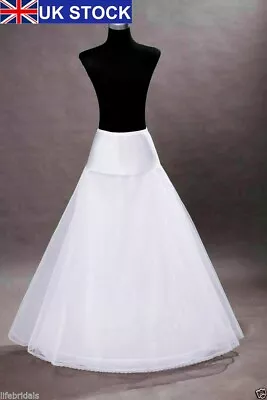 RULTA UK 1 Hoop A-Line Bridal Petticoat Crinoline Wedding Dress Underskirt UK • £12.99