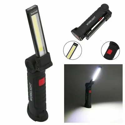 £12.12 • Buy Working Light Torch CordlessLamp Mag Hiking Flashing Rechargeable COB LED White