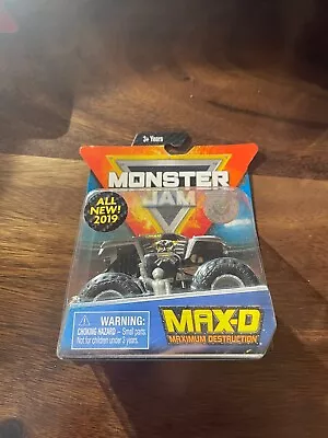 Monster Jam MAX-D 4X4 Die Cast Monster Truck 1/64 2019! Mint Condition! • $16.99