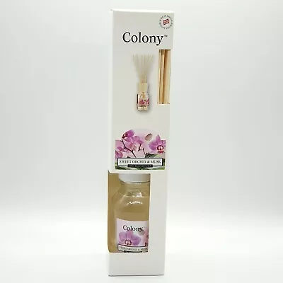 Wax Lyrical/Colony  Sweet Orchid & Musk  120 Ml Reed Diffuser • £13.99