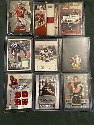 2000s Football Cards Kaepernick Jersey RC Aqib Talib Auto RC Auto Jersey Lot • $4.25