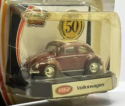 1962 VW Beetle (Type 1 Kafer) 1:64 Diecast Car - Matchbox 50th 96997 Red • $13.99