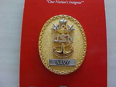 US Navy MCPON E-10 Full Size Breast Insignia Master Chief Petty Officer Of Navy • $39.99