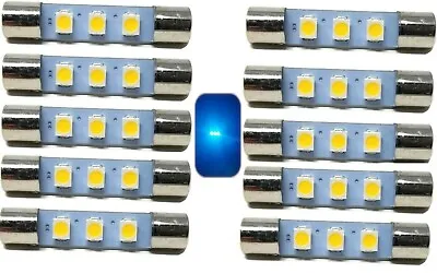 10 New Cool Blue Fuse Lamp Led Light Bulbs For Marantz Sansui Pioneer Or Kenwood • $12.95