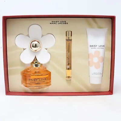 Marc Jacobs Daisy Love Eau De Toilette 3-Pcs Set  / New With Box • $94.99