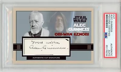 Alec Guinness ~ Signed Autographed Obi-wan Kenobi Star Wars Card Auto ~ PSA DNA • $495