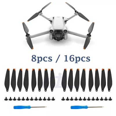 16/8PCS Drone Propeller Blades Props Set For DJI Mini 3 Pro Low-Noise Propellers • $11.99