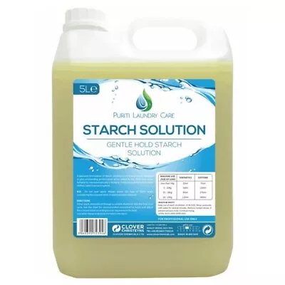 Puriti Starch Solution Professional & Industrial Textile Use Clover (429) 5L • £17.99