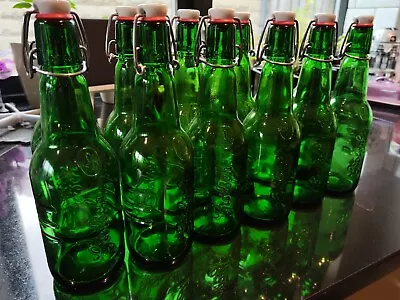 12 X Grolsch Swing Top Bottles For Homebrew • £10.99