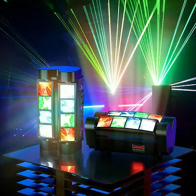 £52.99 • Buy 180W RGBW 8 LED Moving Head Stage Lighting Beam Laser DMX Strobe DJ Disco Light
