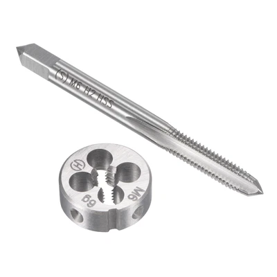 £10.09 • Buy M6 X 1mm Metric Tap And Die Set HSS Machine Thread Tap With Round Die