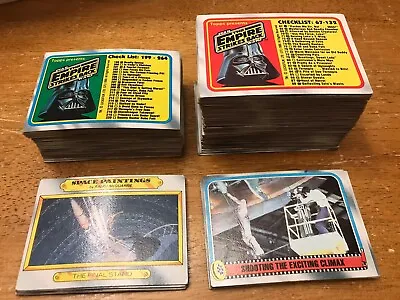 Star Wars 1980 The Empire Strikes Back Cards Lot 200+ Mid Grade Avg W/ Dups • $35