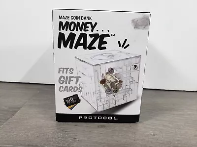 NEW Protocol Money Maze Coin Bank Cash Or Gift Card Puzzle Box Gift • $12.99