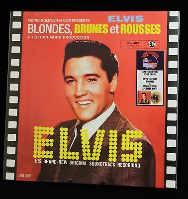 Elvis Presley Blondes  Brunes Et Rousses LP Splatter Vinyl RSD DISQUAIRE Day • $100